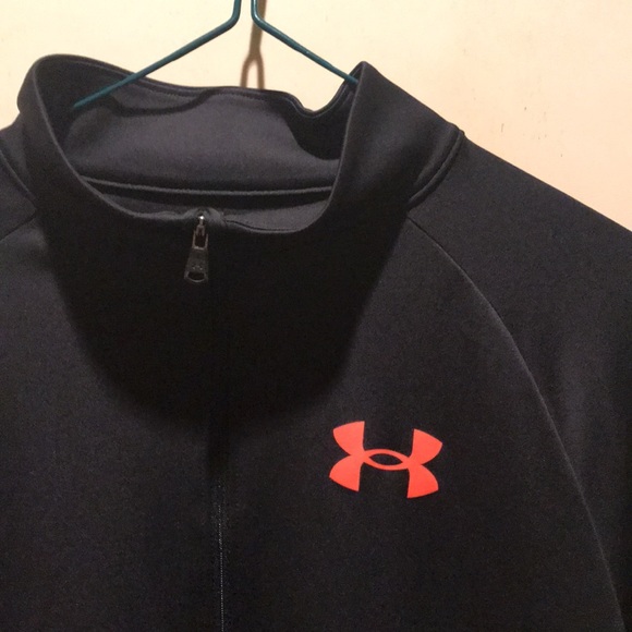 Boys Under Armour Long Sleeve Mock Neck Tee - Picture 2 of 5
